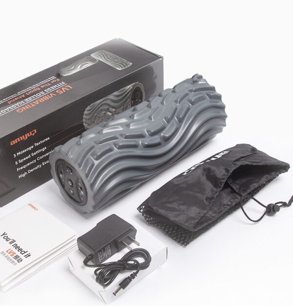 USB Electric Massage Yoga Massager Muscle Soreness Pain Relax Stovepipe Vibration Acupressure Massage Column Foam Roller Block